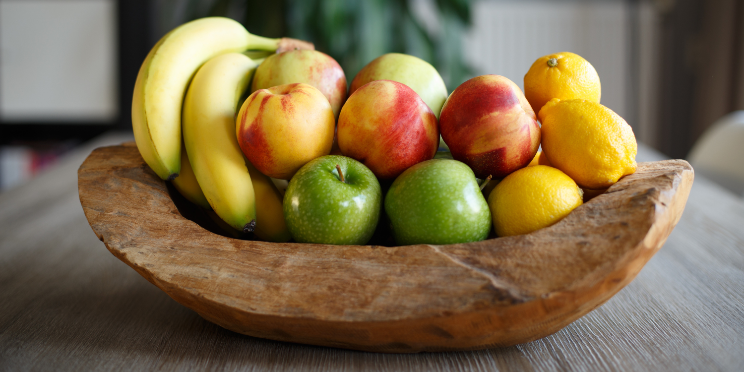 Large bowl of fruit on counter - THESE 5 INDOOR POLLUTANTS COULD BE IN YOUR HOUSEHOLD AIR