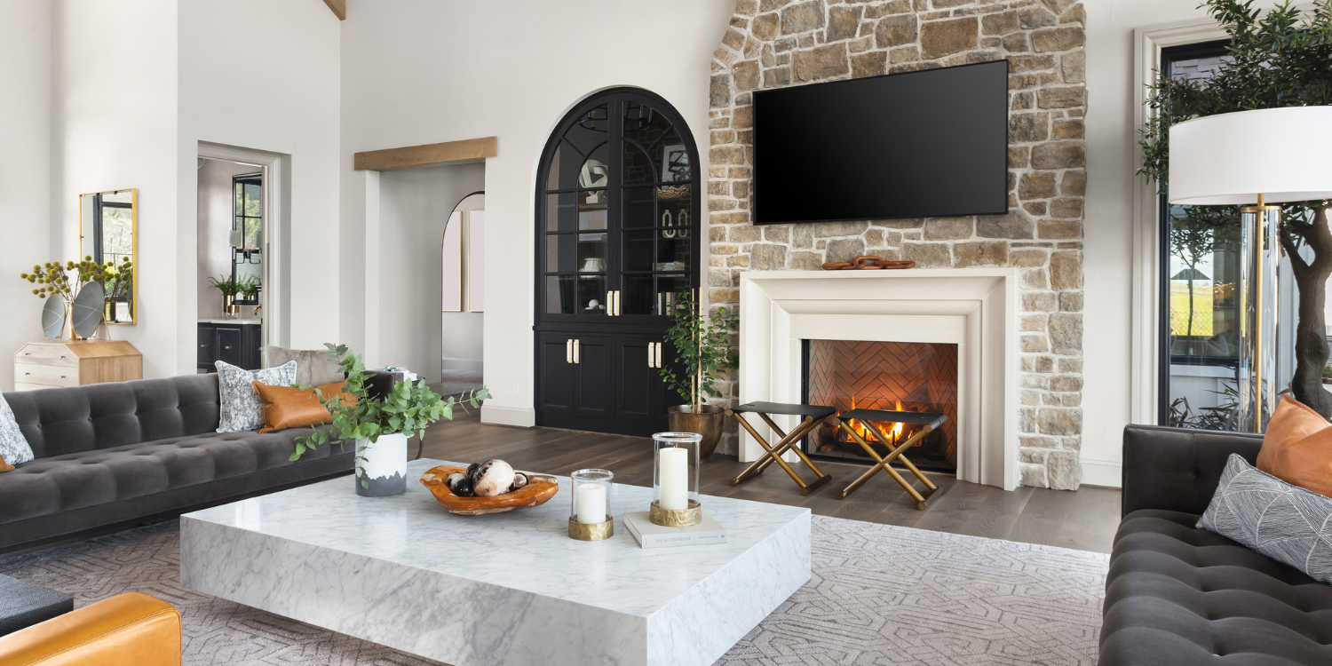 Modern Fireplace conversion - How We Replace Your Old Wood Burning Fireplace