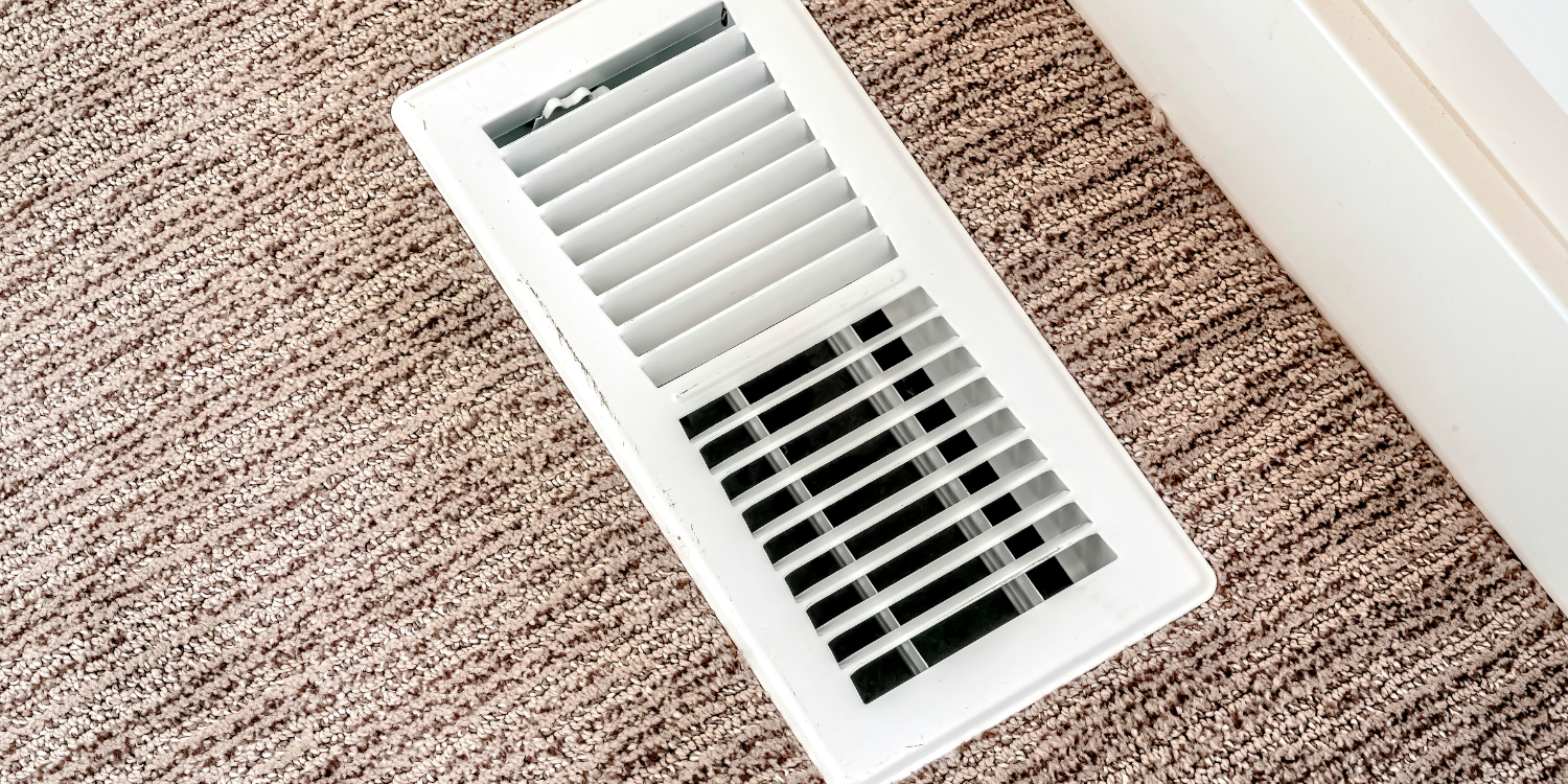 Air duct vent in carpeted floor - Why Clean Air Ducts?
